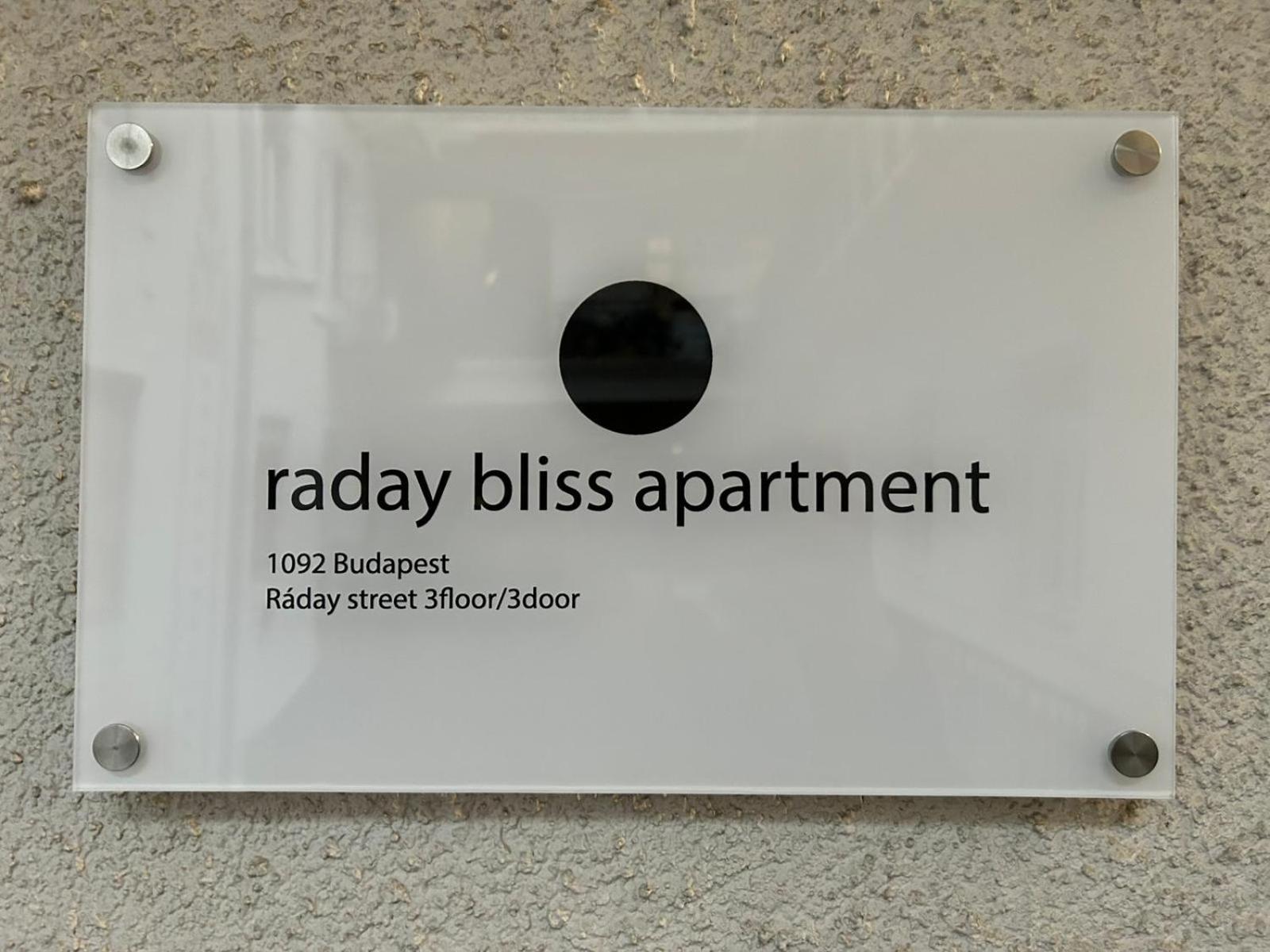 Raday Bliss דירה בודפשט